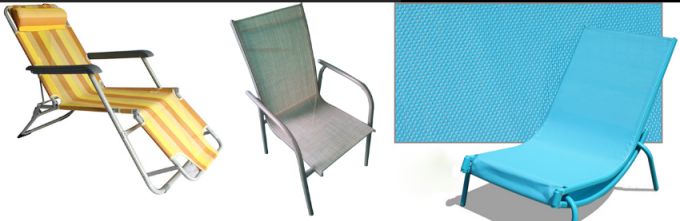 Para la silla al aire libre los muebles utilizaron la tela, tela de malla del PVC/PVC prenda impermeable cubierta de la tela de malla y ULTRAVIOLETA anti