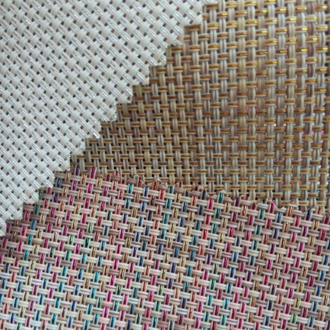 colours Textilene mesh fabric in silver or golden on it, outdoor mesh UV fabric 0