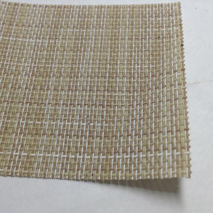 Linen Color 2x1 Weave Textilene Mesh Fabrics For Patio Furniture Fabric Or Mats 0