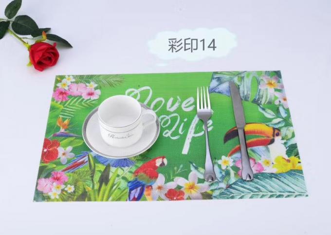 Compañero de la tabla de Placemats del restaurante en la tela de Textilene en la impresión