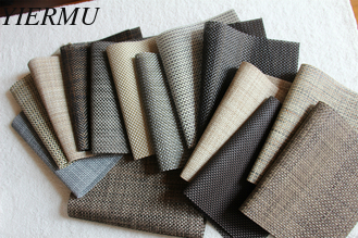 China China Textilene® 4X4 woven in Rattan or linen mesh Textilene fabric Manufacturer supplier