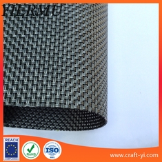 China Outdoor Fabrics - Sunbrella outdoor chair fabric in Textilene mesh fabricin black color supplier