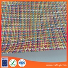 China el PVC cromático de la materia textil de las telas de malla de Textilene de la armadura 1X1 cubrió la tela al aire libre fábrica