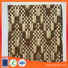 proveedor y manufactor woving tejidos de la materia textil del paño de malla de la paja natural de papel de las telas