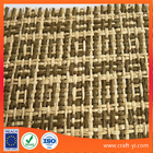 China paño de malla tejido alambre natural marrón del papel de paja del color para el bolso, los zapatos, las telas de la caja etc fábrica