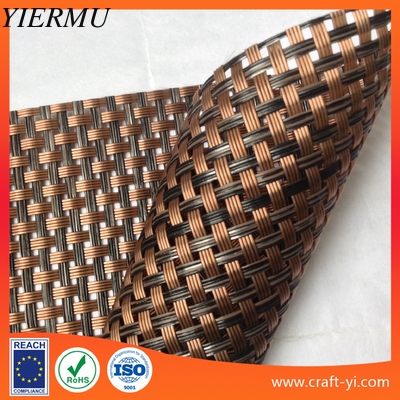 China Brown ennegrece la tela de malla de Textilene del color de alta resistencia para la tela al aire libre 4X4 de la silla del ocioso del sol fábrica