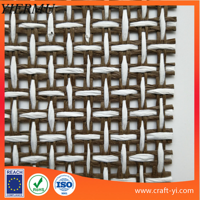 suministre la tela de malla tejida color del blanco gris en el material de papel del alambre