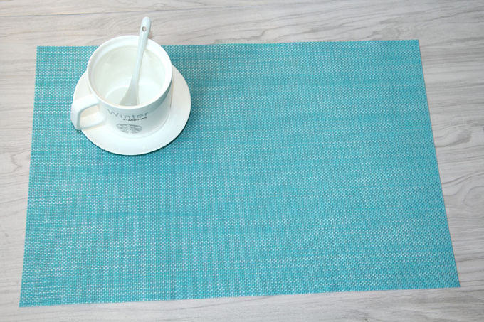 PVC mats Adiabaticl Placemat Set - Reversible Textilene Tonal Placemats for coffee or porterhouse 1