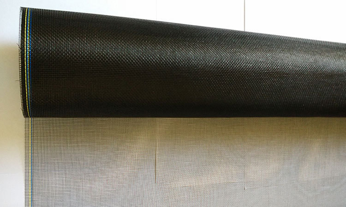 Black color fiber glass mesh fabric screen Flame retardant fireproofing 1
