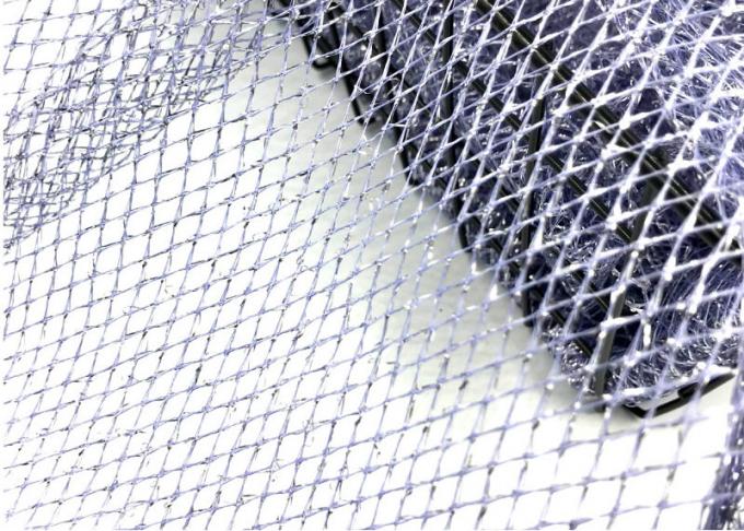 Silver diamond mesh fabric composite hard mesh fabric Christmas decoration fabric 0